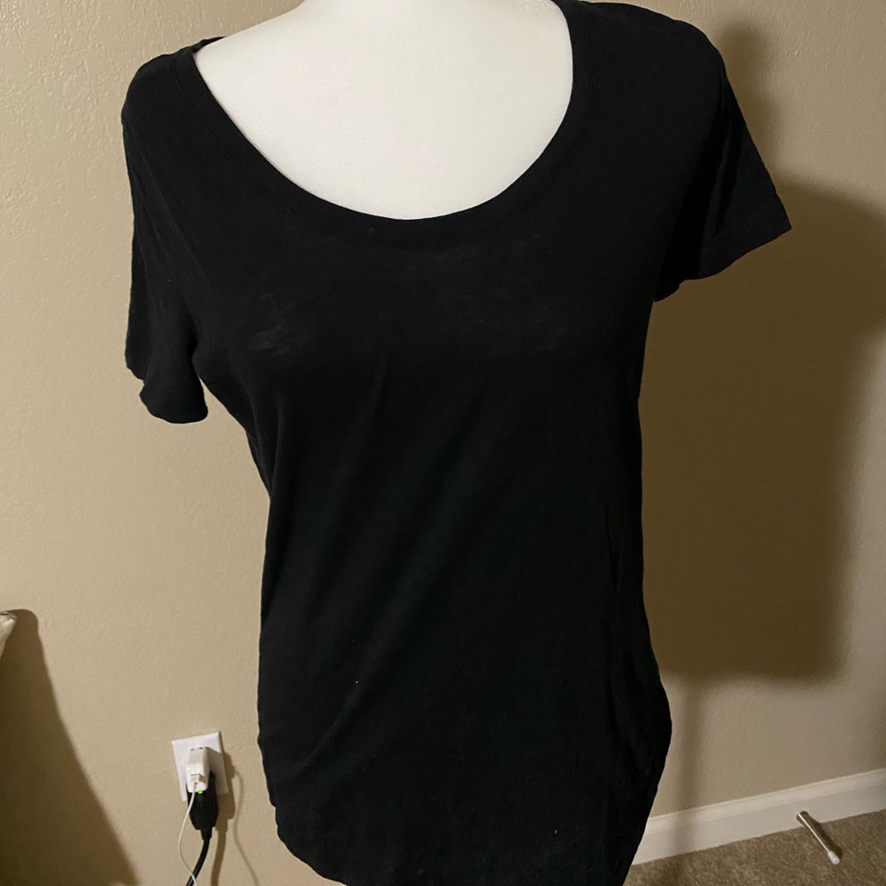 PINK brand black open back shirt size L